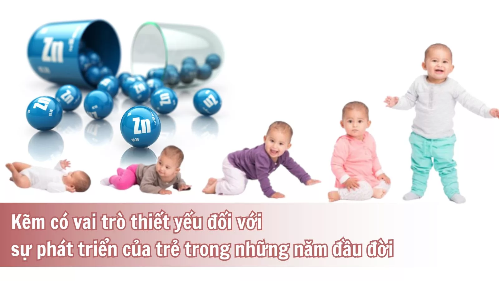 Vai trò của khoáng chất kẽm đối với trẻ em