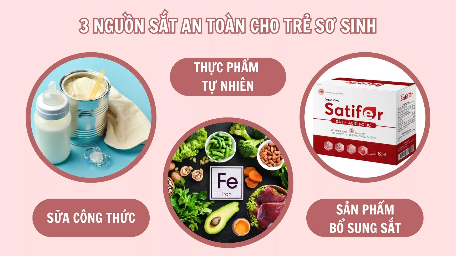 3 nguồn sắt an toàn cho trẻ sơ sinh