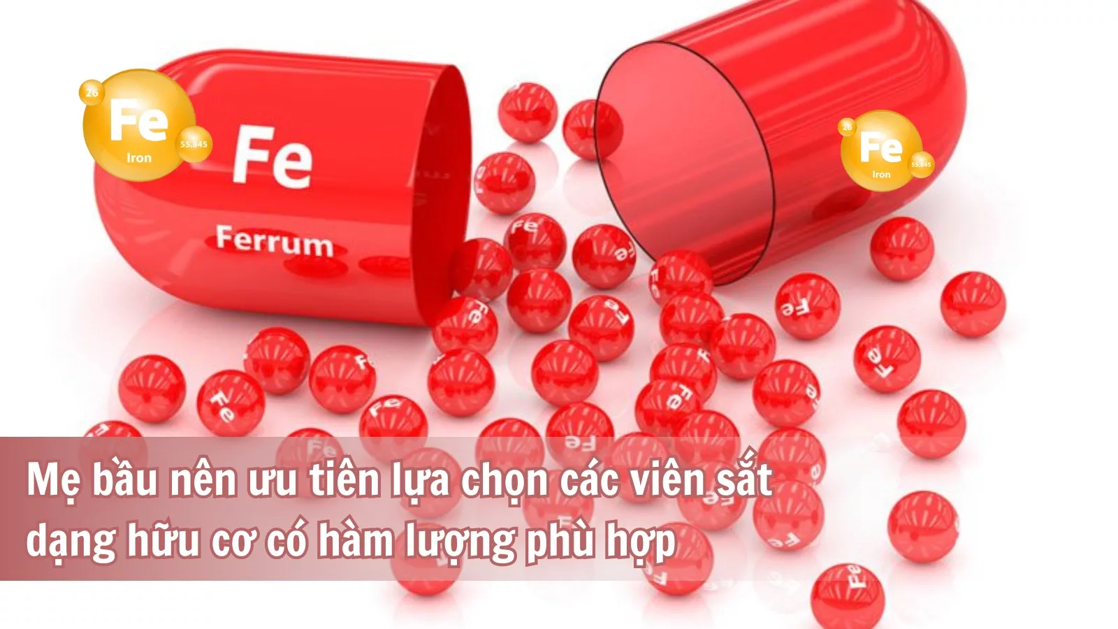 Cách lựa chọn sắt cho mẹ bầu phù hợp