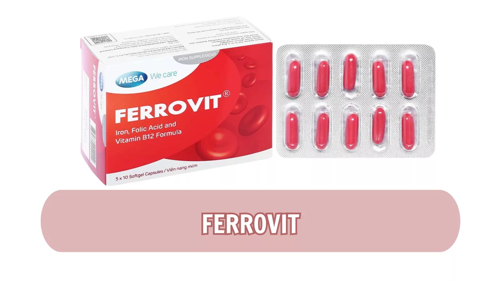 Viên sắt cho mẹ bầu Ferrovit