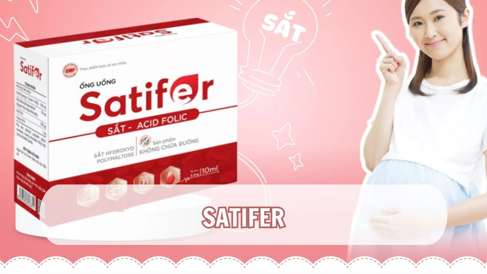 SatiFer - Sắt hữu cơ từ Ý dạng siro