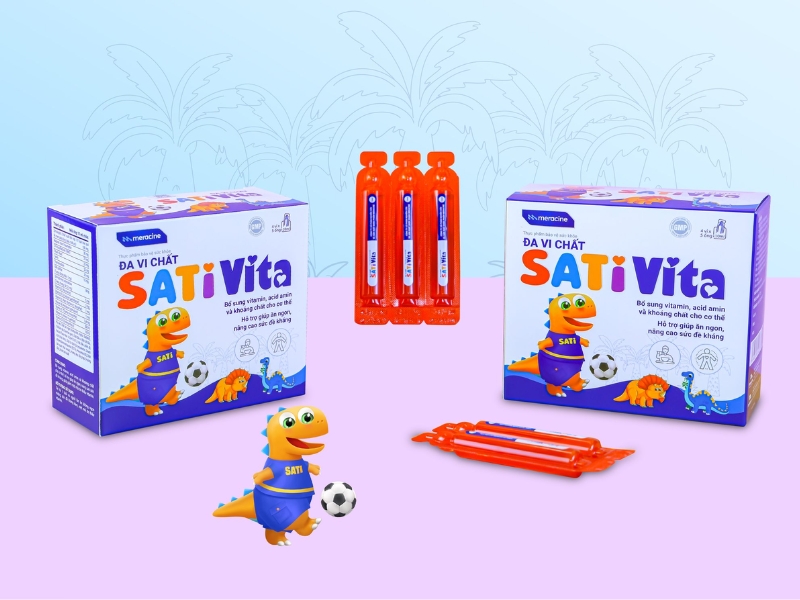 SatiVita được nghiên cứu và phát triển dựa trên nhu cầu dinh dưỡng đặc biệt của trẻ em Việt