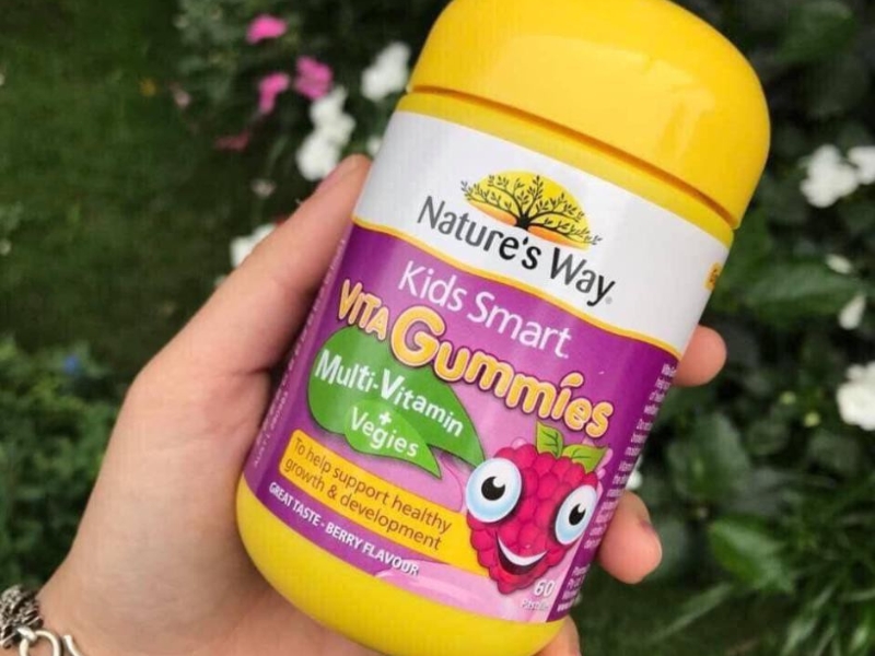 Gummies Nature's Way Kids Smart Vita không phù hợp cho trẻ nhỏ tuổi