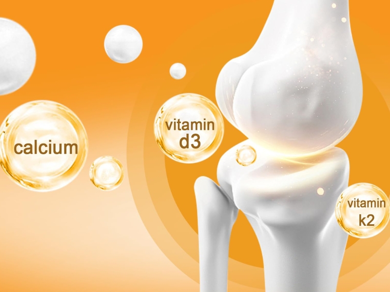 Nhiều Vitamin và khoáng chất tham gia vào sự phát triển xương khớp